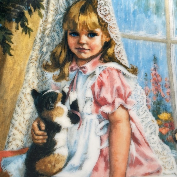 Bradford Exchange Collector Plate Rain Rain Go Away - Picture 4 of 6